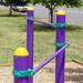 Outdoor Fitness Equipment Trail Course Park Playground Military Dual Exercise Bars