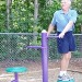 Outdoor Fitness Equipment Trail Course Park Playground Military Two Sided Rotator