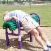 Outdoor Fitness Equipment Trail Course Park Playground Military Waist Stretcher