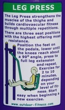 Outdoor Fitness Equipment Decal